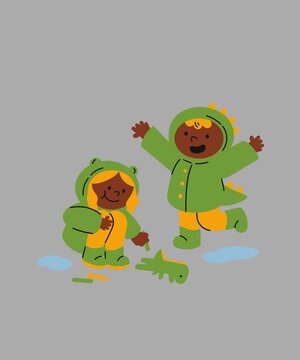 suit turtle in the rain