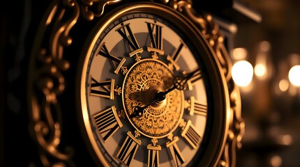 Obraz premium old clock mechanism