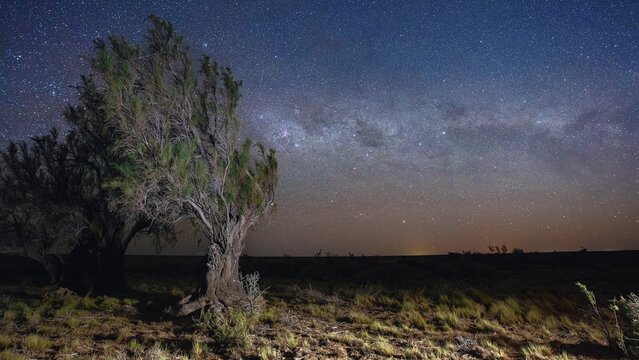 Milky Way over Patagonia, Tres Cerros, Santa Cruz, Argentina