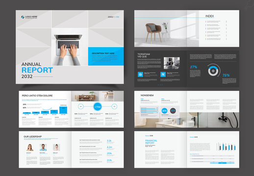 Annul Report Template Layout