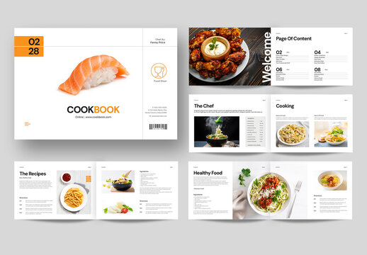 Modern Cookbook Template