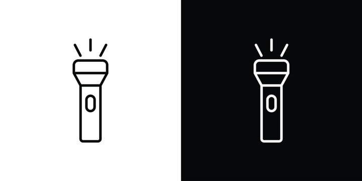 Flashlight icon set for app