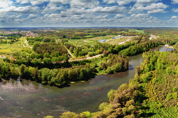 Warmia. Rzeka Łyna. © Janusz Lipiński