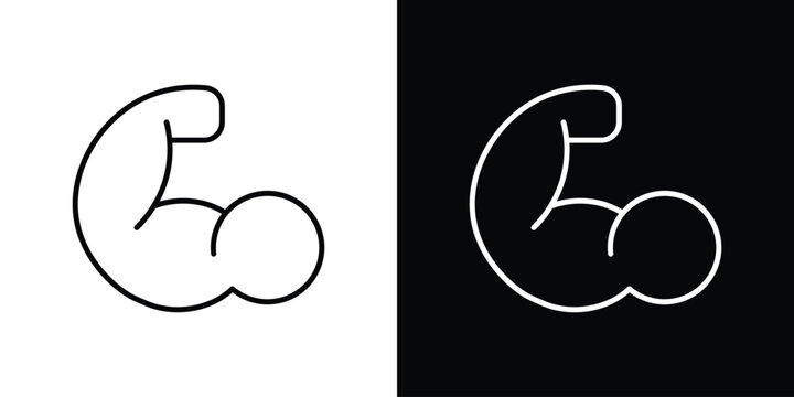 Muscle icon set for app