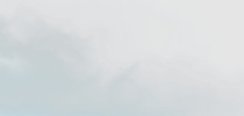 Fluffy white clouds drift across a blue sky with hints of sunlight shining through in a clear daytime scene, on a transparent background © Liubov