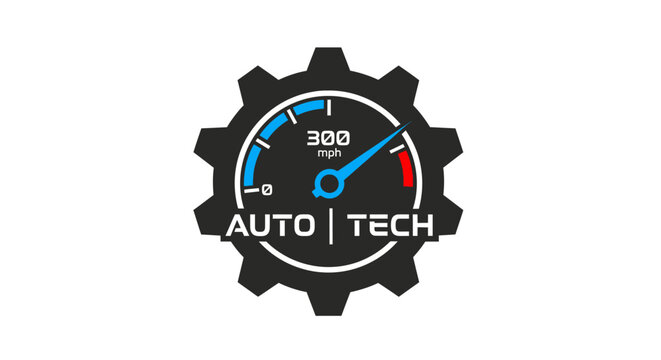 Auto Tech Speedometer Gauge Instrument.