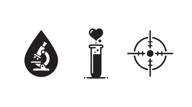 Emergency medical services icon set