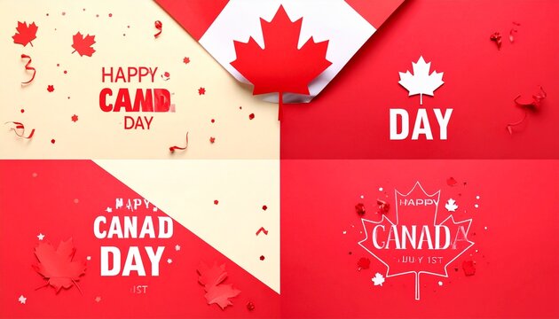 Canada Day Collage Poster