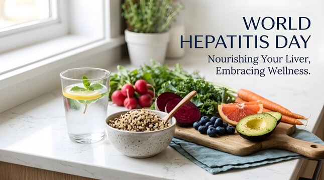 World hepatitis day healthy liver nutrition diet plan with hepatitis, nutrition
