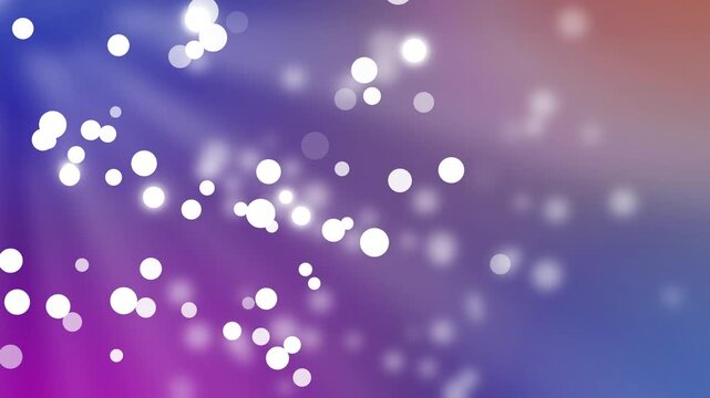 Soft bokeh lights and glowing dots background, creating a dreamy abstract backdrop with a clean modern loo animation.
