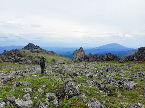 Mountains in the summer. Russia, Urals