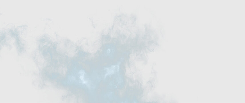 Clouds in a blue sky with some light patches observed on a clear day, on a transparent background