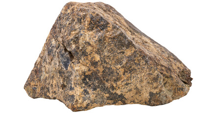 Rough textured brown and gray stone with mineral inclusions © Alex
