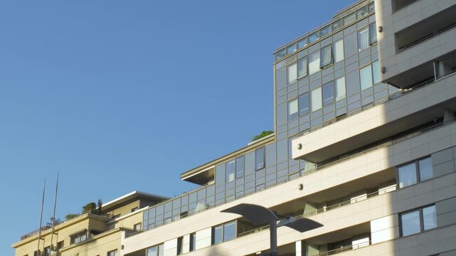 Transatlantyk Building at Plac Kaszubski in Gdynia Poland.