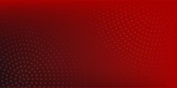 red gradient color bitmap pixel texture. Dotted dither gradient pattern background.  halftone faded pop art gradation wallpaper. Vector Flat Illustration