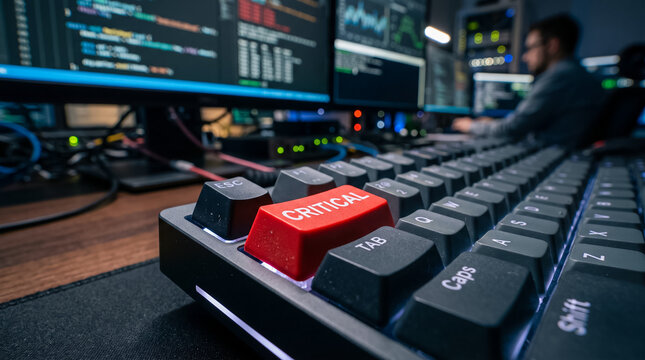 Selective focus of prioritize button on keyboard for task planning.