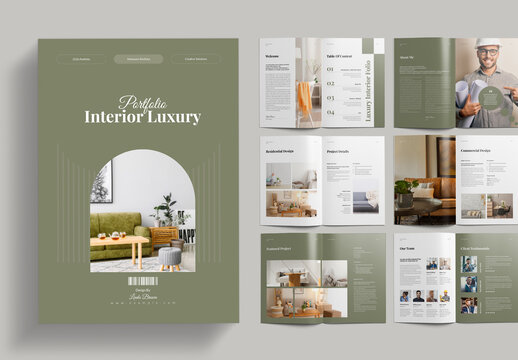 Interior Design Portfolio Template