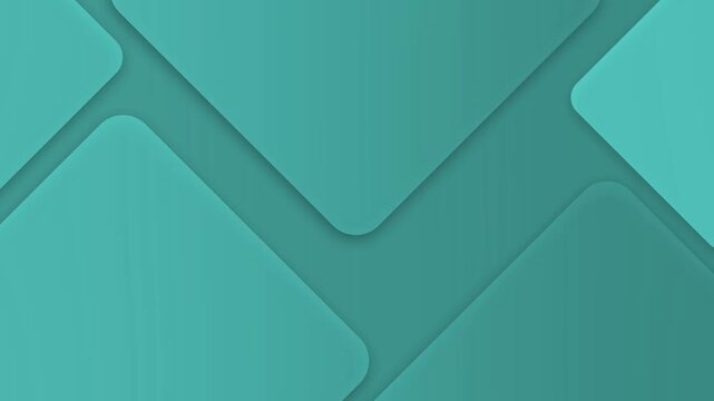 Abstract geometric background with overlapping rounded shapes and soft shadows animation