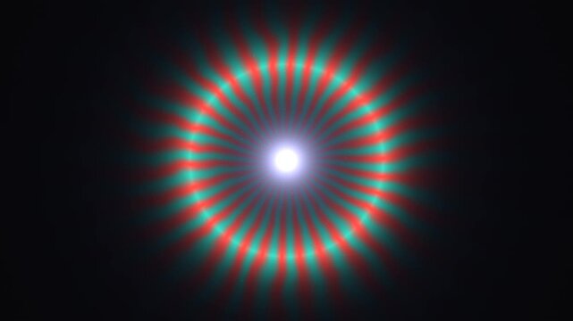 Colorful circle pattern for VJ loop and live visuals background