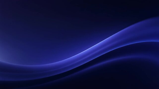 Abstract blue flowing wave background with light motion energy, futuristic digital fractal lines, purple accents, dark gradient wallpaper design, fluid curves and dynamic line pattern