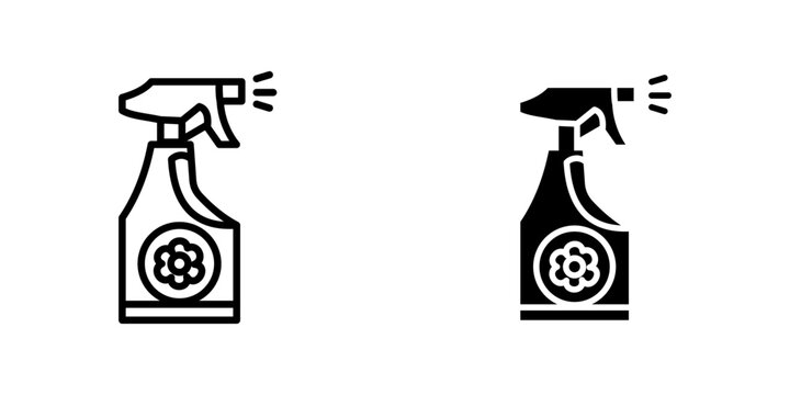 Stain Remover Spray icons, dual style icon set