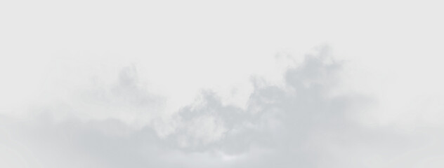 Clouds drift across the sky during daytime in a clear blue atmosphere with bright sunlight shining down, on a transparent background © Liubov