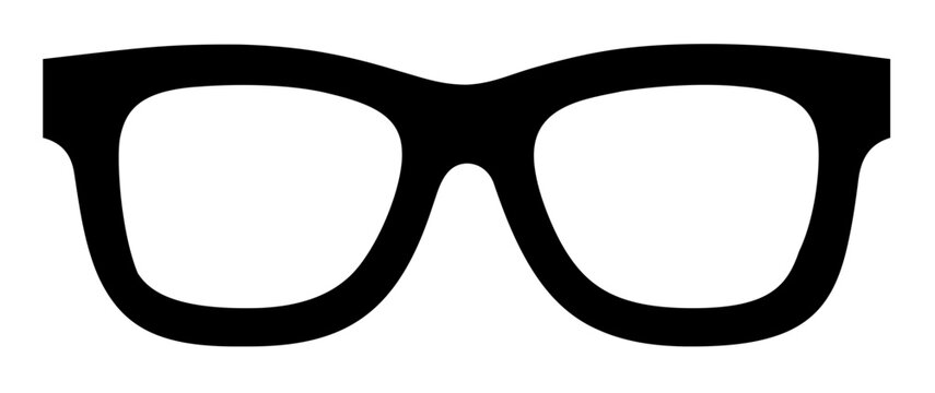Clean flat vector line icon featuring stylish sunglasses, designed for sunny weather forecasts, leisure catalogs, or travel accessory layouts.