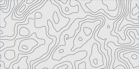 Abstract topographical map with contour lines creating a topographic pattern, perfect for geographic studies, science, or design backgrounds. © Queality Full