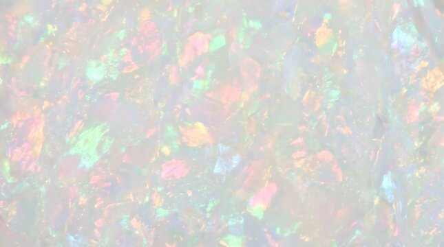 Iridescent opal texture background with rainbow colors