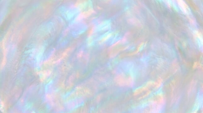 Iridescent mother of pearl texture background macro shot