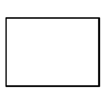 Clean flat vector line icon of a VAR monitor showing video review, ideal for match control panels, referee tools, and football app UI.