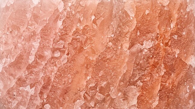 Himalayan pink salt crystal macro texture background