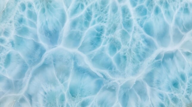 Natural larimar mineral pattern with soft blue colors