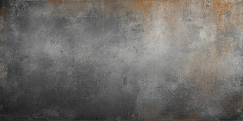 Fototapeta premium Vintage Dark Grunge Metal Texture Background with Aged Rough Surface Dirty Gray Black Wall Pattern Weathered Industrial Backdrop and Textured Design Detail