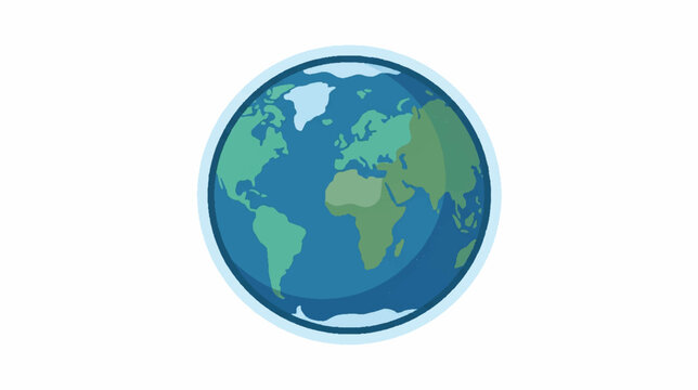 Earth globe map halftone dot background