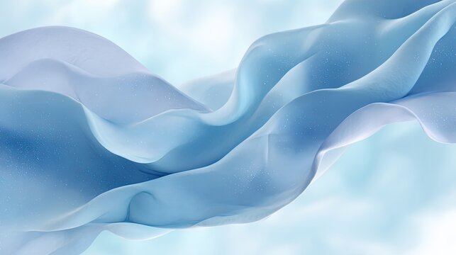 watercolor blue ,digital background | light, transparent and smooth flowing silk | pastel colors | ethereal, exquisite and translucent | strong bokeh, hero image
