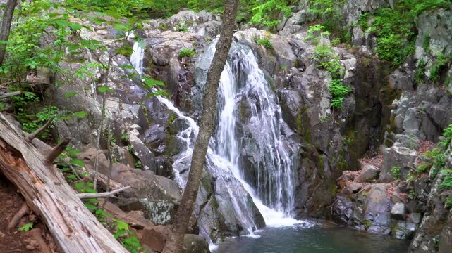 St. Mary&rsquo;s Falls Waterfall in Shenandoah National Park, Virginia