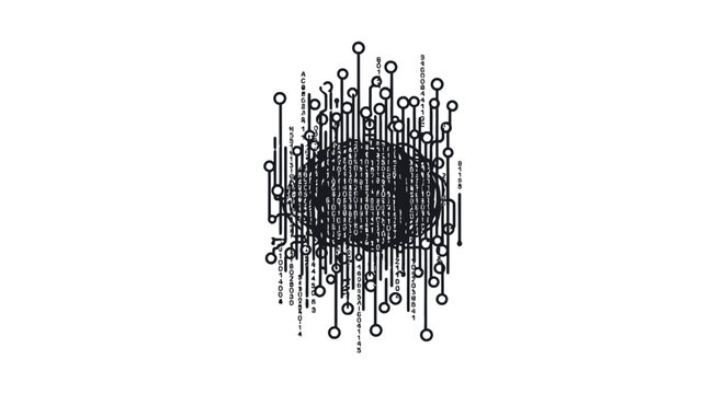 Digital cloud computing network with binary data streams