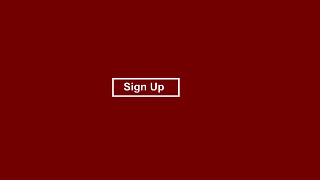 Mouse cursor pointer click on Sign up button. Mouse cursor click animation. Call to action button animated with Mouse pointer cursor click press animation.