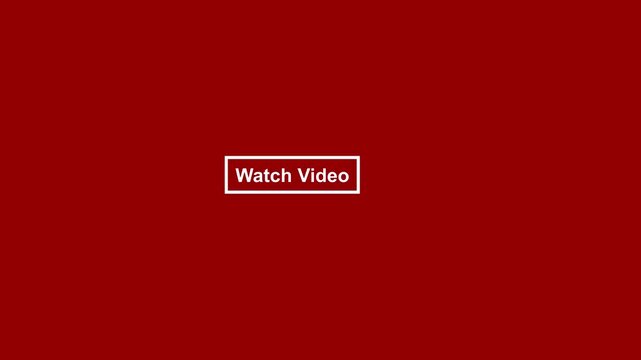 Mouse cursor pointer click on watch video button. Mouse cursor click animation. Call to action button animated with Mouse pointer cursor click press animation.