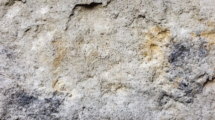 Fototapeta premium Stone wall texture background with rough weathered concrete surface and stains