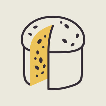 Traditional Italian Panettone Holiday Bread