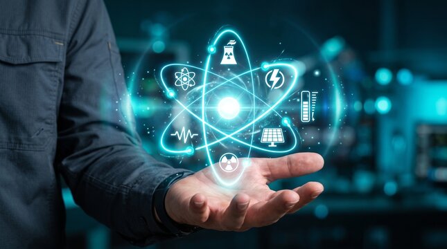 Digital representation of energy sources held by a professional