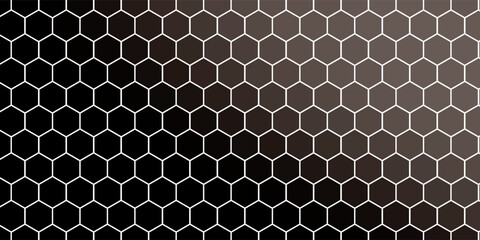 Soccer or Football net in black background, Vector illustration © AMERA AINUN MAHYA