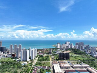 Fototapeta premium Modern Urban Landscape in Sihanoukville Cambodia