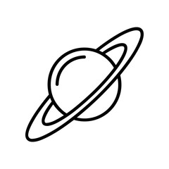 Saturn Planet with Ring System. © merdianingsihrennyul