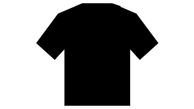 Minimalist clean flat vector line icon of a football jersey, designed for club dashboards, youth academy materials, or match day promotional layouts.