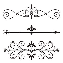 set of floral elements © Min