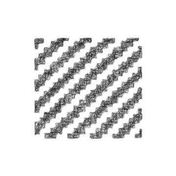 Monochrome sketch carbon fiber icon design