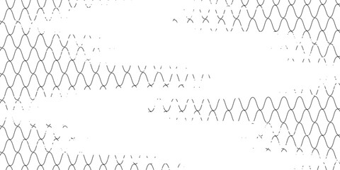 Mesh texture for fishing nets. Grunge pattern for sportswear or soccer goal, volleyball net © novi